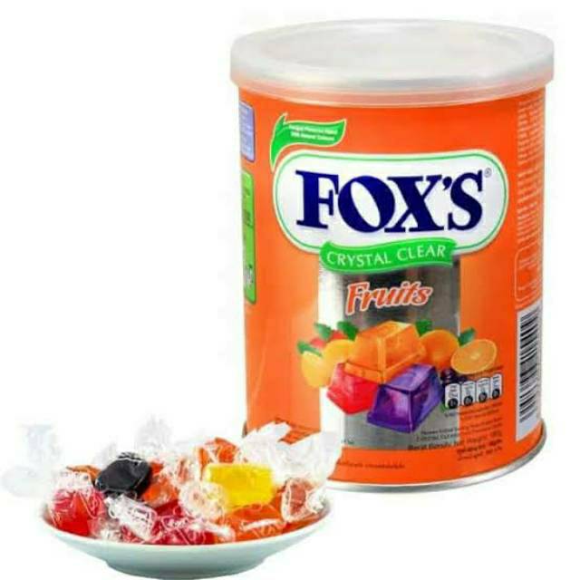 PERMEN FOXS KALENG 180Gr FRUITS &amp; BERRIES