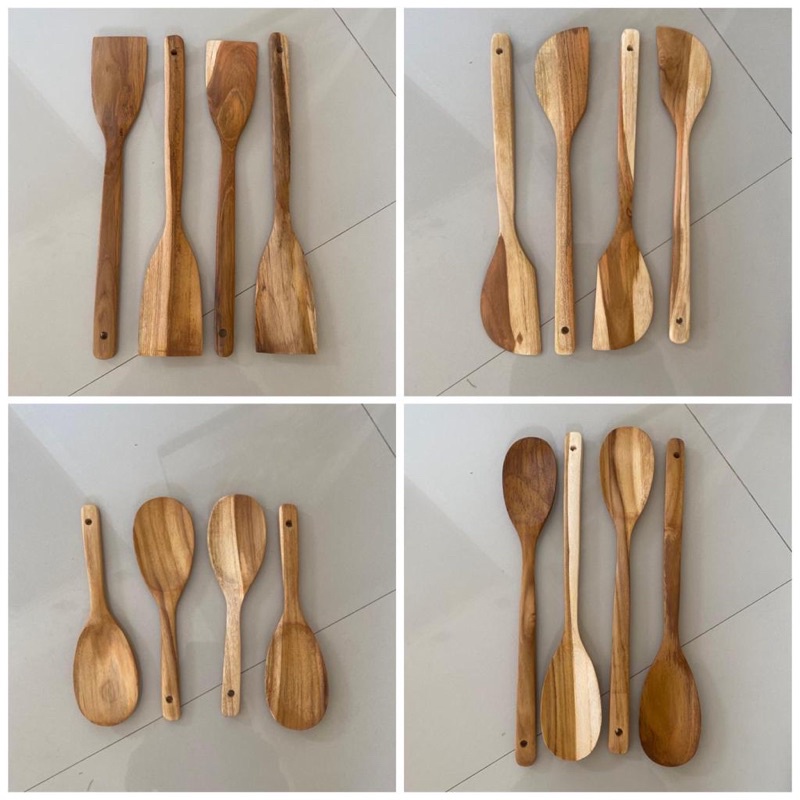 Centong Spatula Sodet Irus Kayu Jati Foodgrade