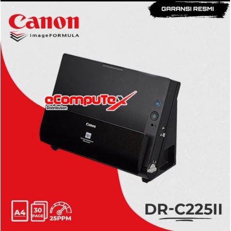 SCANNER CANON IMAGE FORMULA DR-C225II / DRC225II 25 PPM | ADF | WIN/MAC - GARANSI RESMI