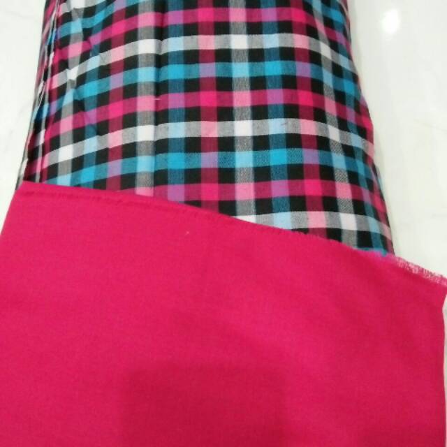 Kain kotak / kain seragam / kain meteran motif