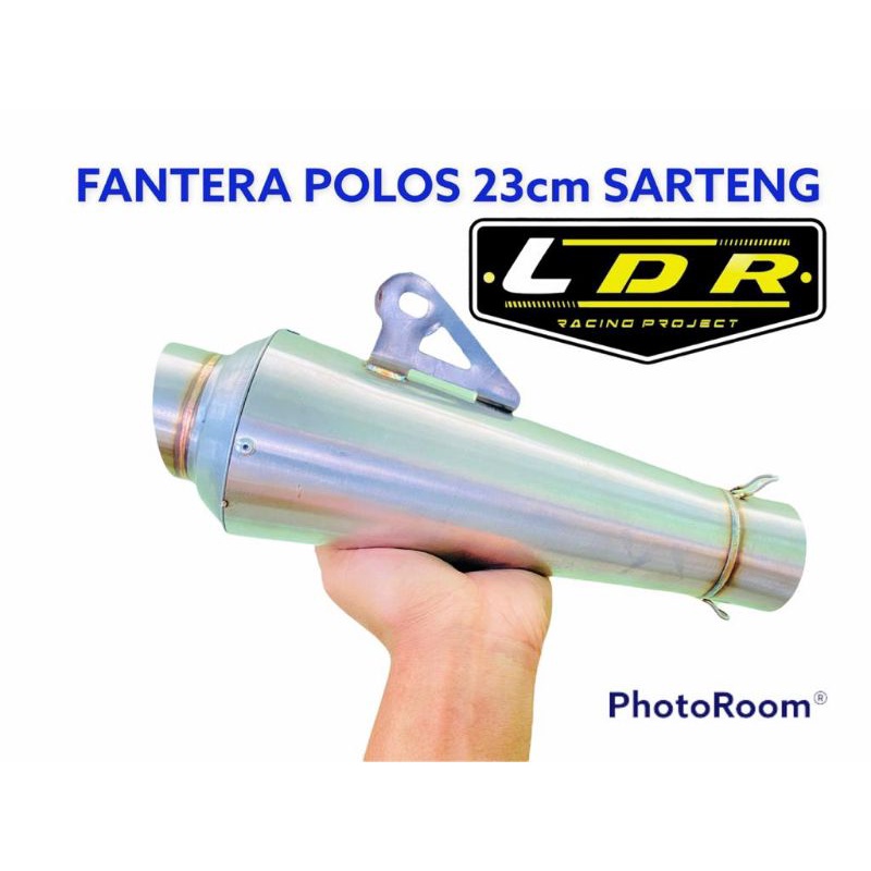 Knalpot Fantera polos 23cm Sarteng slencer original