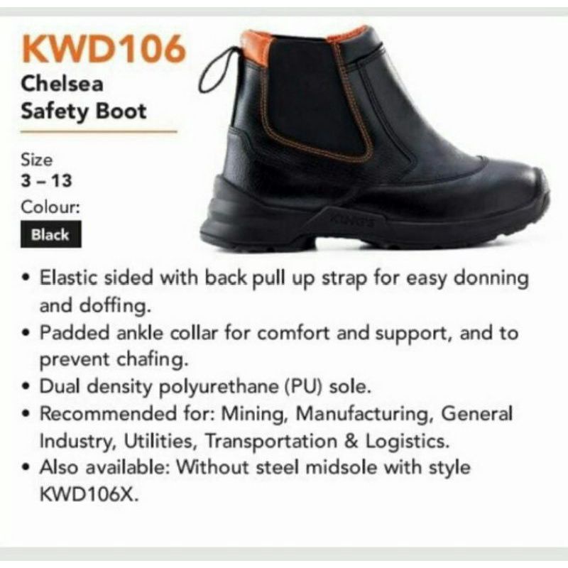 Sepatu Safety King/Safety Shoes KWD 106 & KWD 106X-I NEW & ORIGINAL