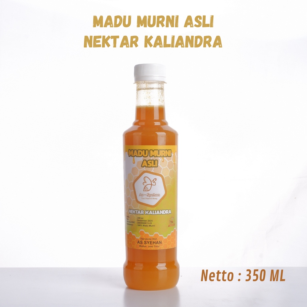 

Madu Asli Murni As-Syehan Nektar Kaliandra 350 ML