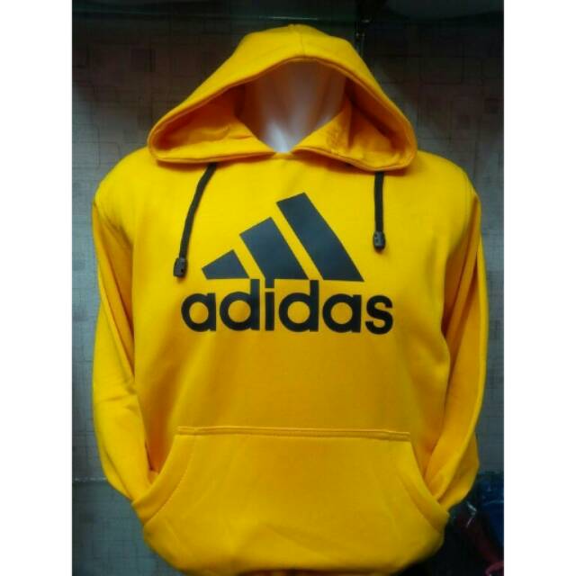 Jaket hoodie Adidas warna kuning terbaru