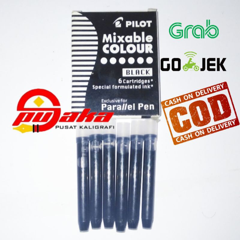 

Tinta Pulpen Pilot Parallel | 6pcs Catridges Exclusive For Pilot Parallel Pen