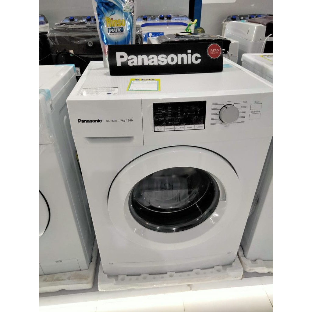 MESIN CUCI PANASONIC FRONT LOADING NA 127 XB1 WNE kapasitas 7kg Magelang