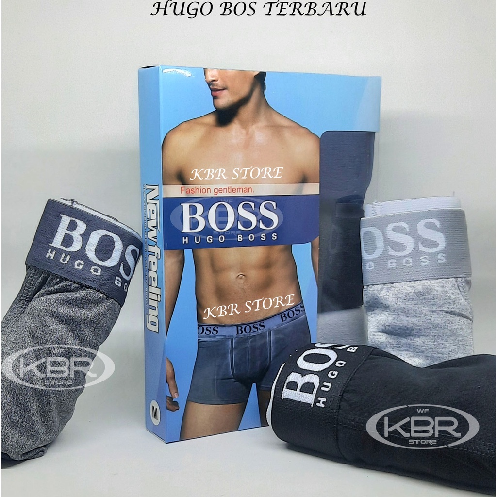 WF STORE 3 PCS celana dalam pria/celana boxer pria/kolor pria/celana pendek pria