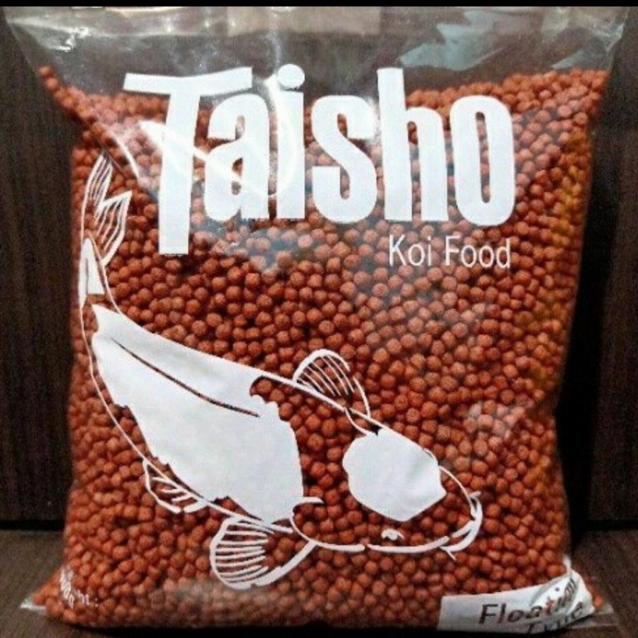 TAISHO 1 KG 2MM MERAH PELET MAKANAN IKAN KOI  PAKAN IKAN