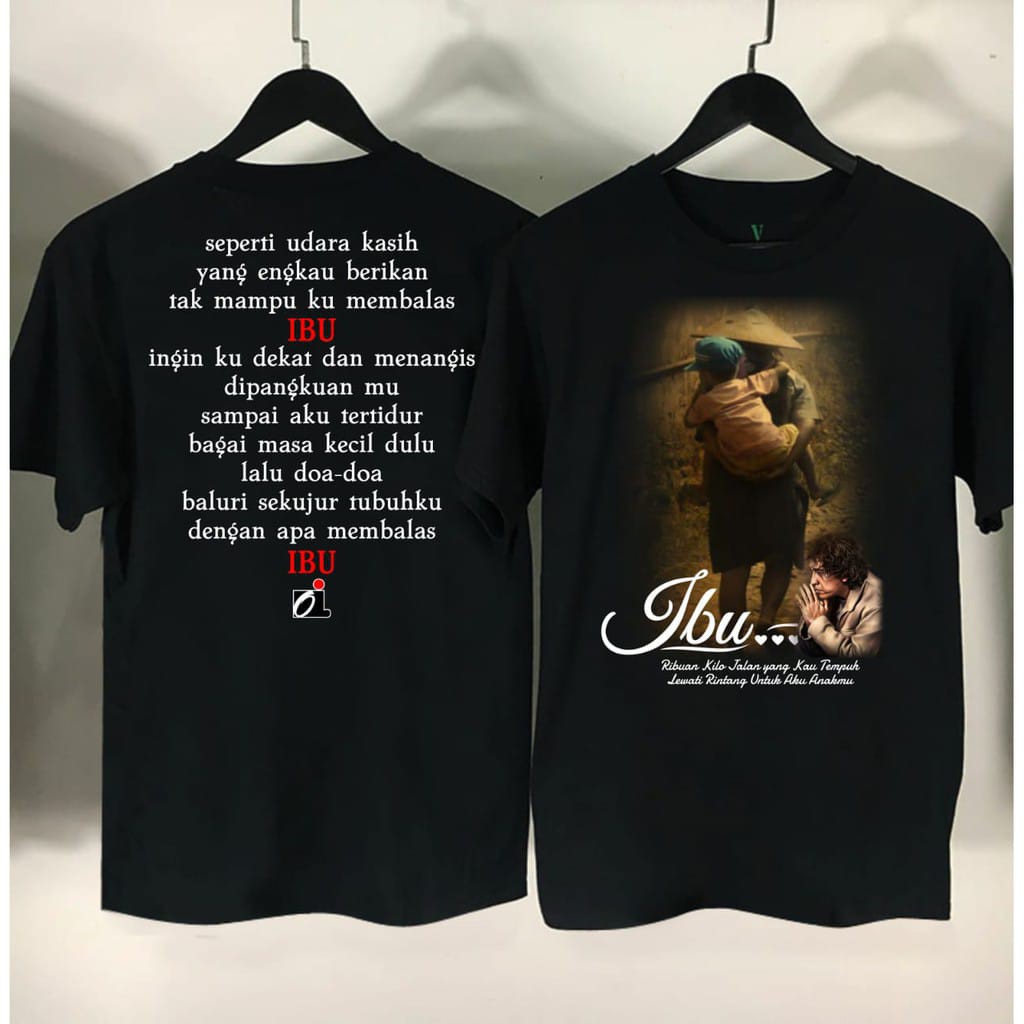 OP002 Tshirt Pria Kaos Pria Kaos Distro Iwan Fals IBU