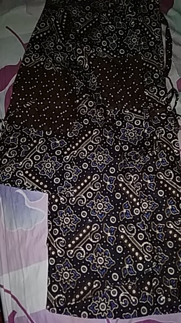 Paling Komplit - Couple Gamis Sarimbit Batik Hem Dan Kemeja Keluarga