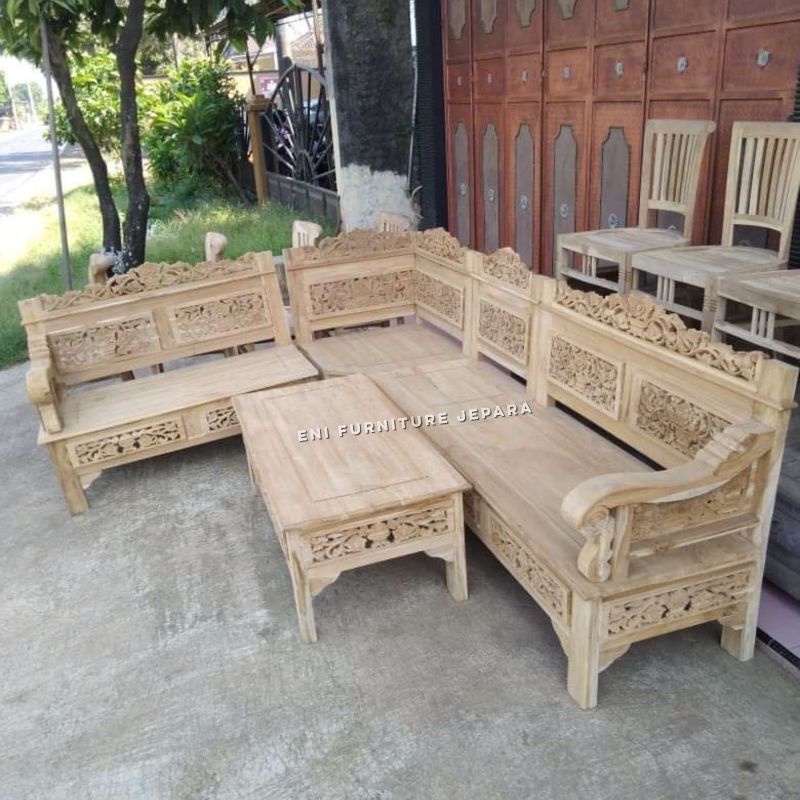 Kursi Tamu Bagong Rahwana - Kursi Sudut Bagong Rahwana - Set Kursi Ruang Tamu Minimalis - Kursi Tamu