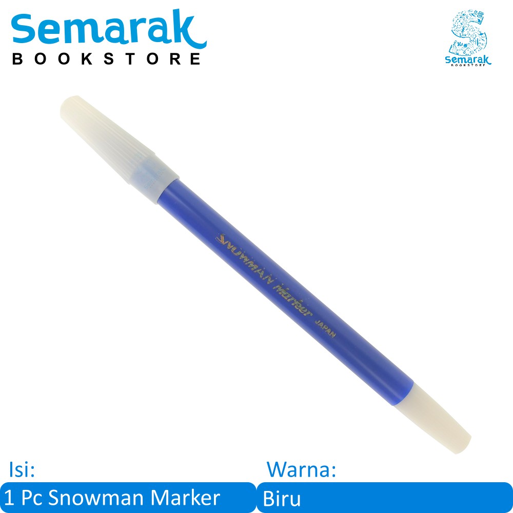 

Spidol Warna Kecil Snowman PW-1A - Biru [1 Pc Spidol]
