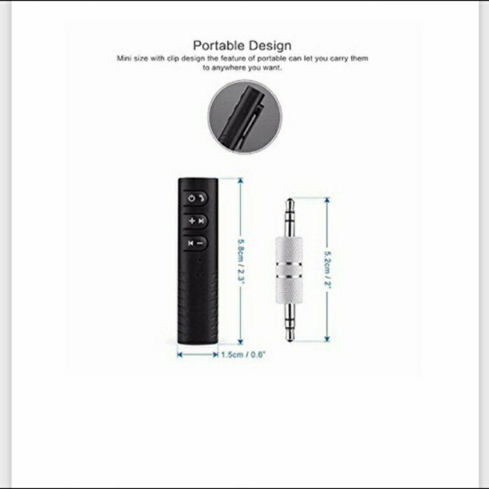 BLUETOOTH RECEIVER AUDIO WIRELESS 3.5MM BT450 BLUETOOTH MUSIC RECEIVER