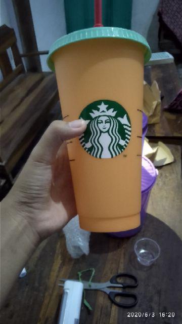 Reusable Cup Starbucks - Color Changing Cups Ori 100%