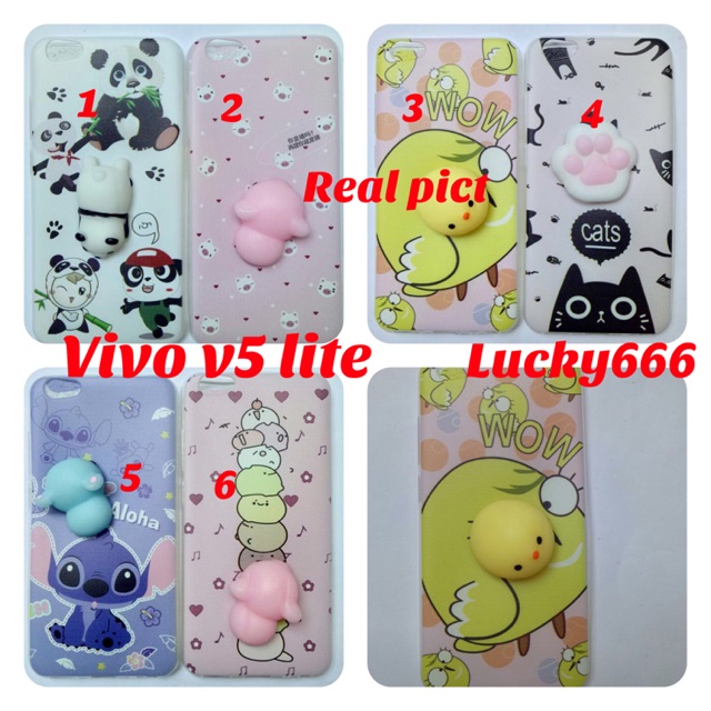 Soft case squishy vivo v5 lite silikon motif v5s lite sofcase vivo v5lite