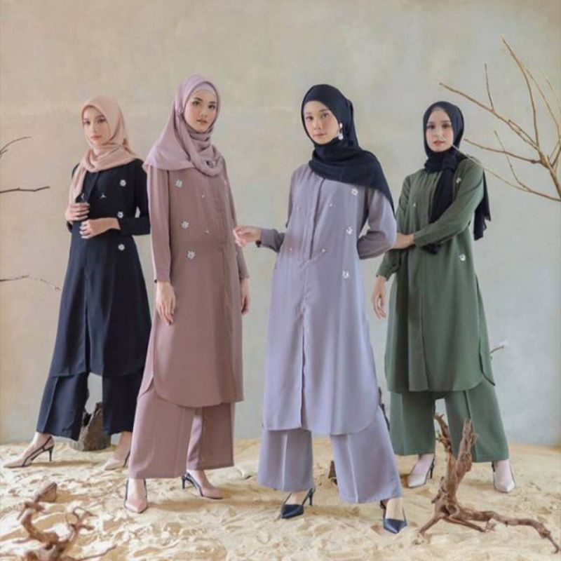 Gamis Medina set Mayoutfit