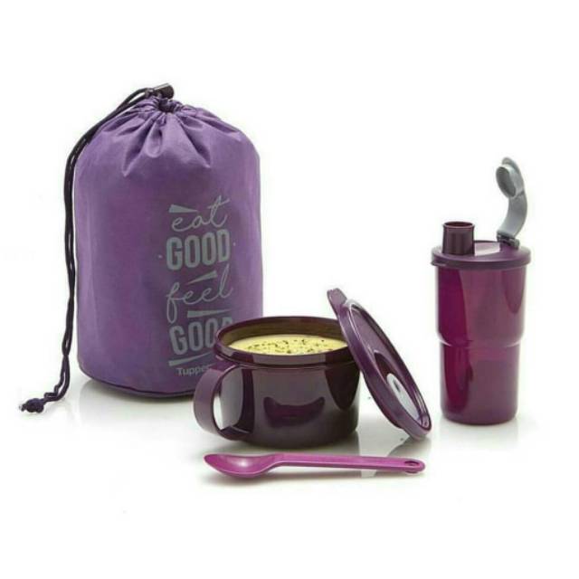 PURPLE BLUSH Tupperware wadah makan