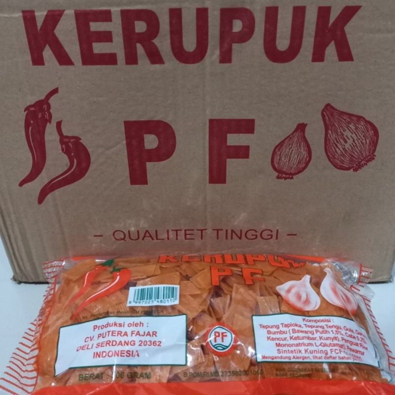 

Kerupuk-krupuk PF khas Medan