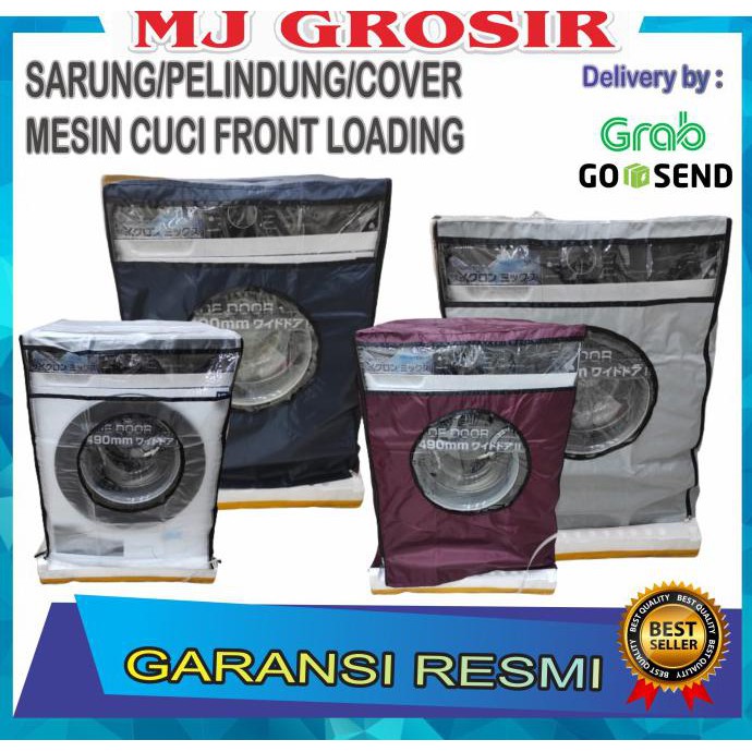 BEST SALE COVER MESIN CUCI FRONT LOADING / TUTUP MESIN CUCI FRONT LOADING SARUNG