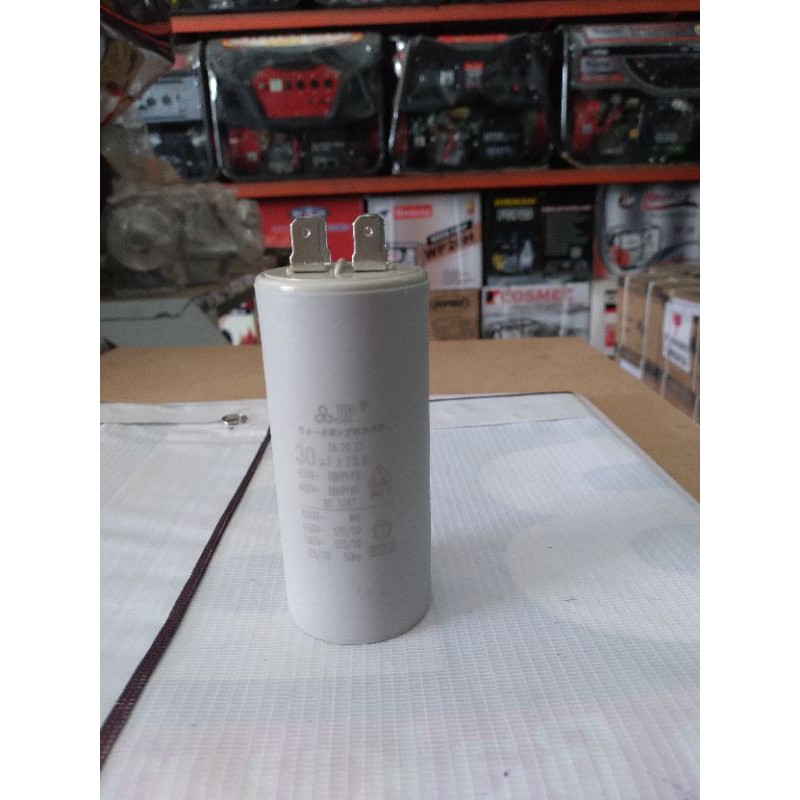 Kapasitor Pompa Air 30uf Model Colok JP