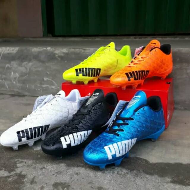 Promo Sepatu bola puma sol original bahan komponen bonus deker dan kaoskaki