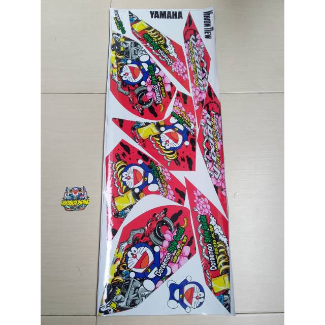 STRIPING VARIASI NEW VIXION DORAEMON