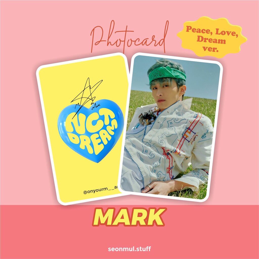 READY STOCK PHOTOCARD PC NCT DREAM HELLO FUTURE / NCT DREAM HELLO FUTURE (MARK)