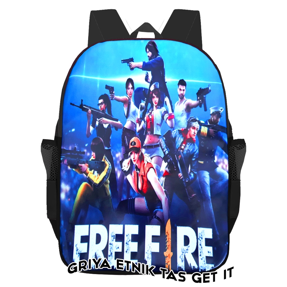 Tas Sekolah Anak SD Karakter FREE FIRE Tas Gendong FF epep Murah