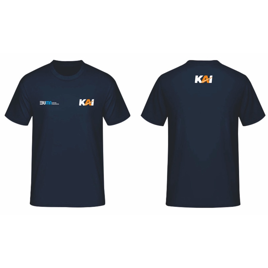kaos pt kai / baju kereta api indonesia