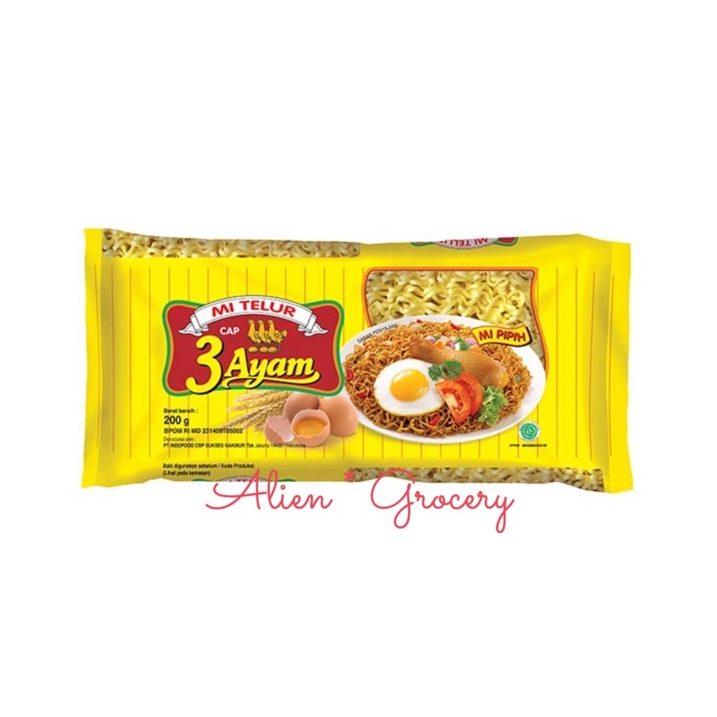 

Mie Telor Telur 3 Tiga Ayam 200gr