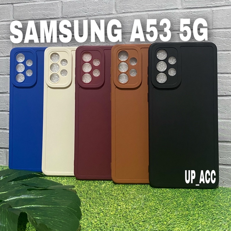 SAMSUNG A33 A53 A73 5G Case Pro Camera Protect / Case Candy Makaron TPU lens Protector Kamera