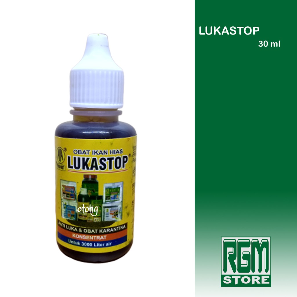 LUKA STOP LUKASTOP 30ml Obat Luka Jamur Cair ikan Hias koi murah