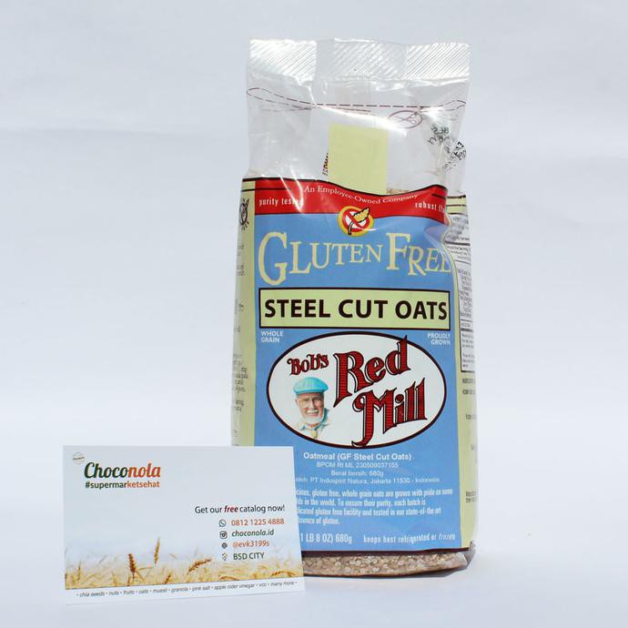 

Hot Produk Bob Red Mill Gluten Free Steel Cut Oat (BRM GF Steel Oats) 680g