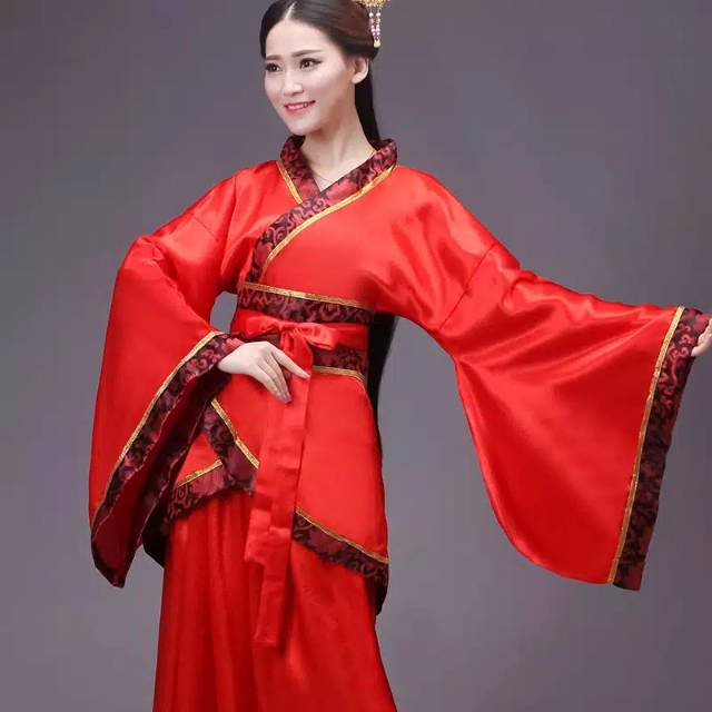 Kostum Dress Hanfu Tradisional Tang Cosplay Wanita