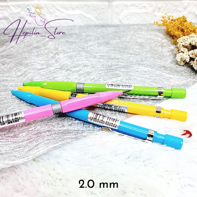 

Pensil Mekanik 2.0 mm Joyko MP-21 atau Tizo OFFICE / Pencil Mekanik 2.0mm Ecer / Mechanical Pencil 2.0 mm