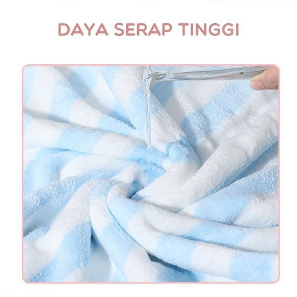 HANDUK MANDI  Tebal Fleece Cepat Kering Fiber Magic Towel - Bonbox BT20