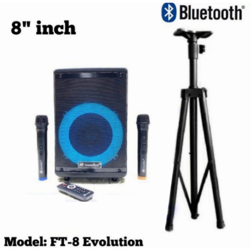 SPEAKER PORTABLE SOUNDBEST FT 8 EVOLUTION BLUETOOTH 8 INCH