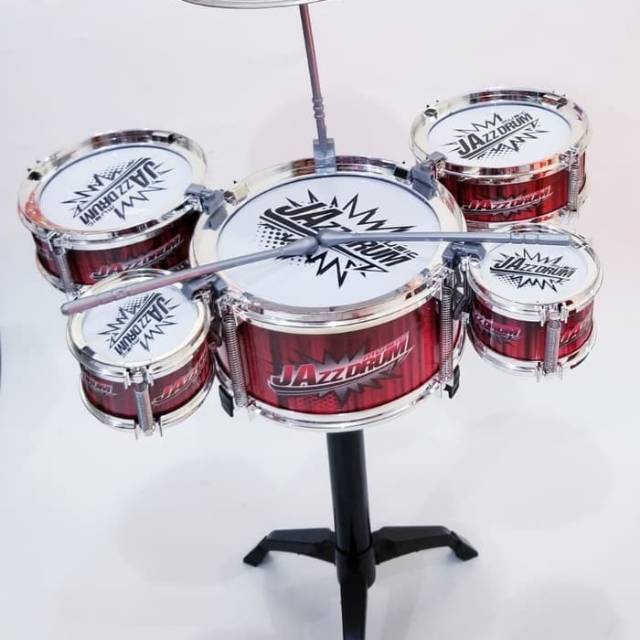 Set Drum Jazz Mainan Anak - Mainan Drum Musik - Drum Mainan Musik Anak