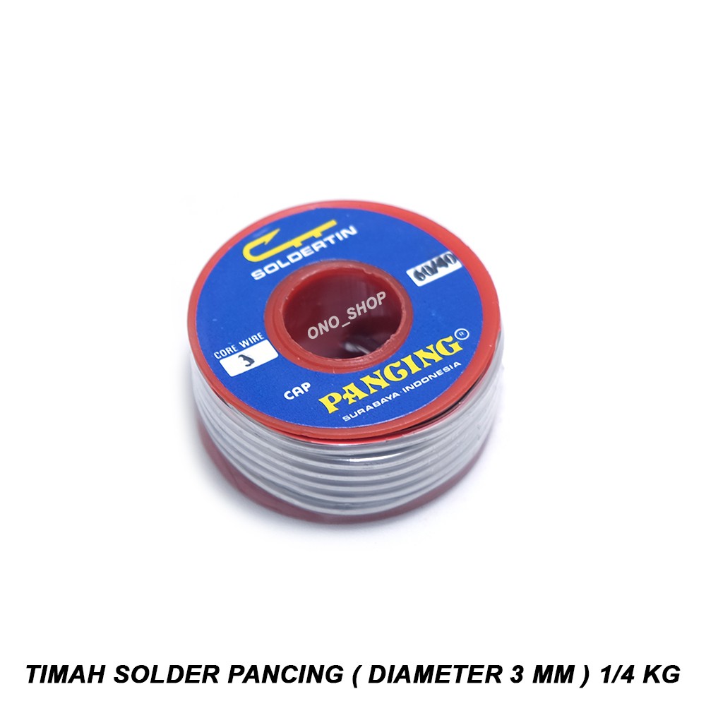 Pancing - Timah Solder ( Diameter 3 mm ) 1/4 KG