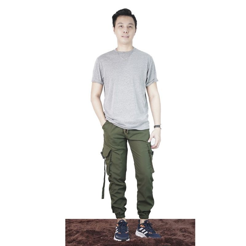 Celana Panjang Jogger Cargo Hypebeast Training Pria Keren Terbaru - Artur