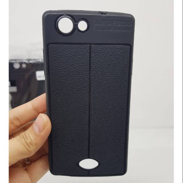 Aimi Oppo R7 Flip Shell Flipcover Biru Tua - Wikie Cloud 