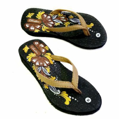 SANDAL WANITA SANDAL JEPIT WANITA  SANDAL WANITA WEDGES  SANDAL CEWEK SABLON BUNGA