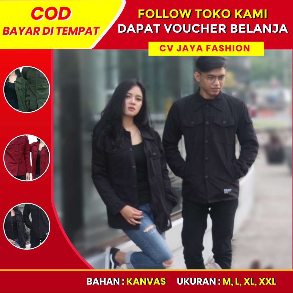 Jaket couple pasangan parka
