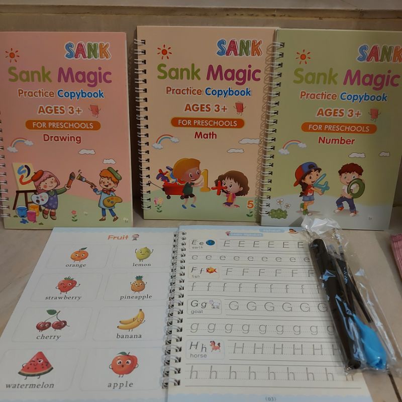 

Sank magic book - Paket buku AJAIB (dapat 4 buku) dan pen ajaib