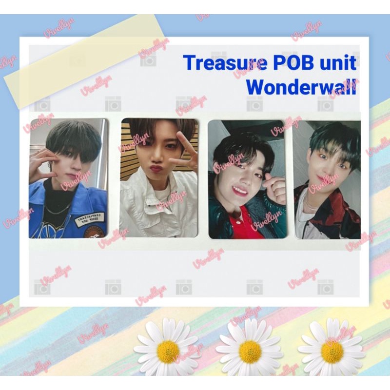 [READY STOCK] TREASURE POB WONDERWALL HARUTO JUNKYU JIHOON DOYOUNG