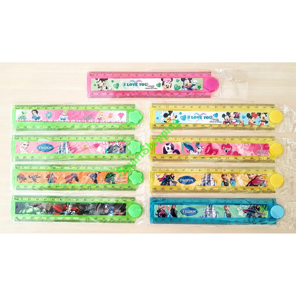 

Penggaris Lipat 15-30cm Motif Karakter