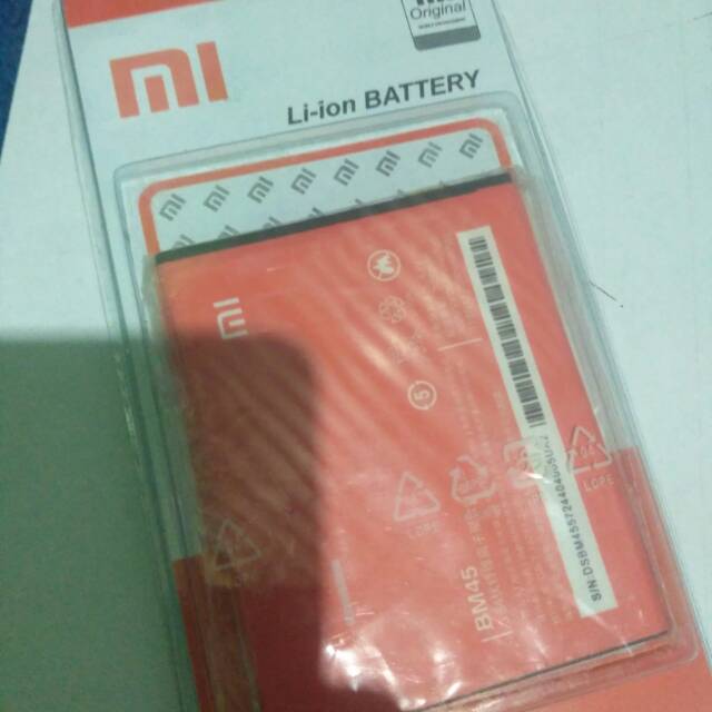 Baterai xiaomi redmi note 2 ready note 2