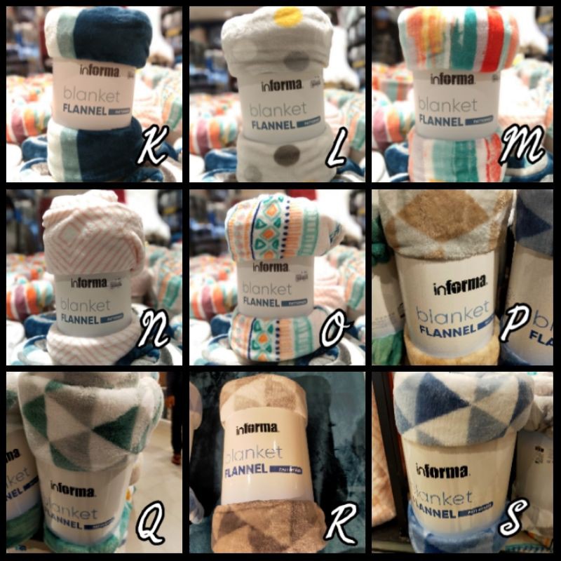INFORMA Selimut Flanel/Selimut Hangat/Selimut Hotel/Selimut Lembut-1