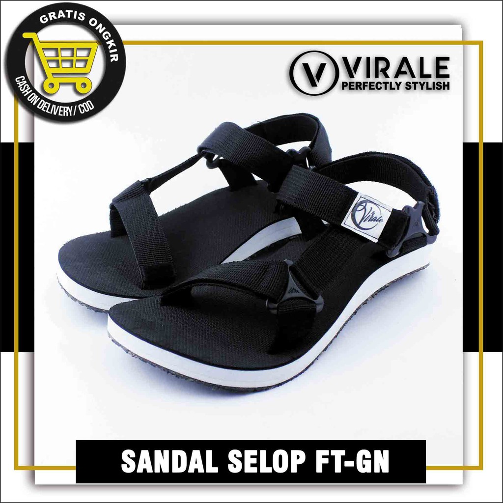  Sandal  Selop Gunung Pria  Outdoor Kekinian  Murah FT GN HT 