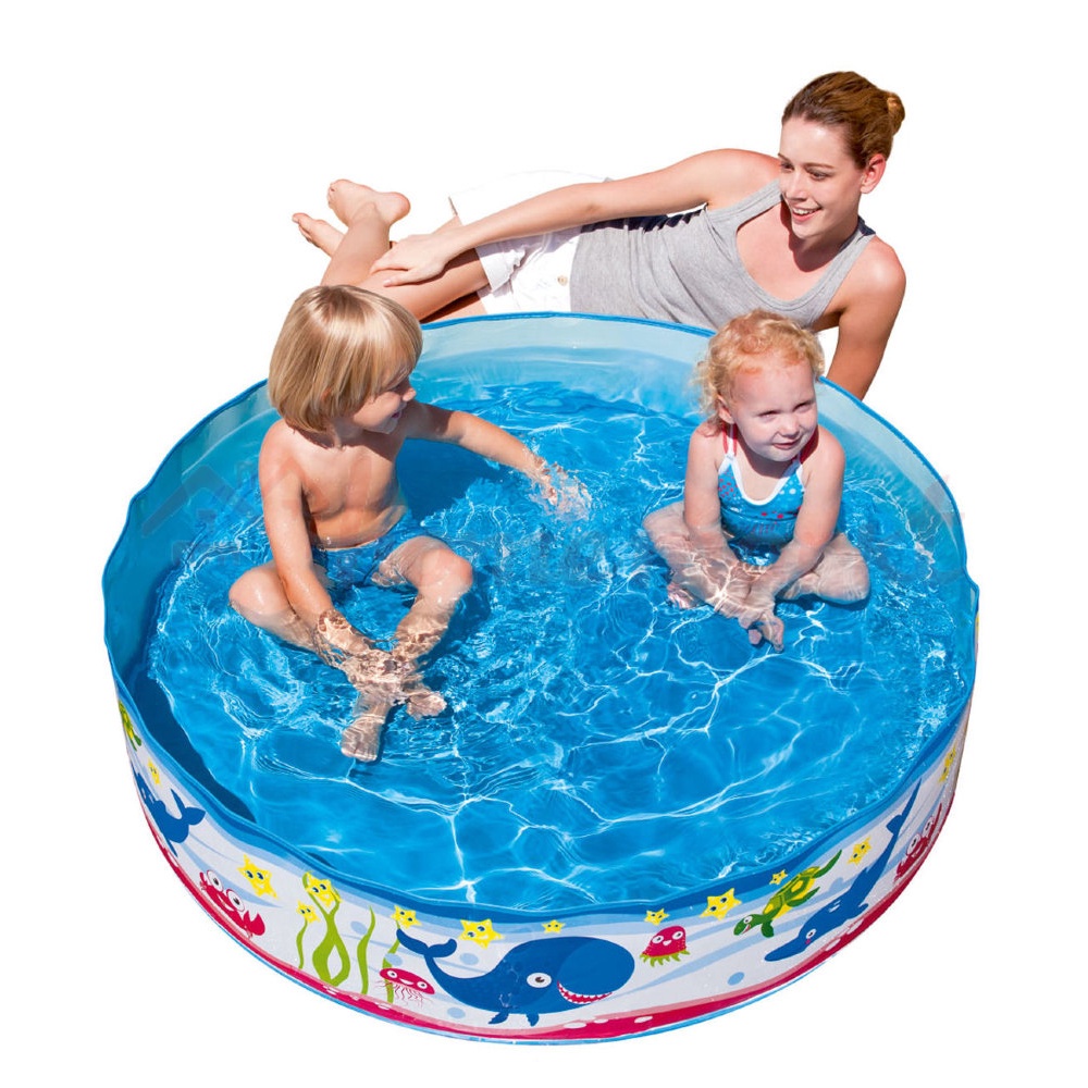 RAKUKU Kolam Renang Anak Tanpa Pompa Bestway FF 122 cm Kolam Mandi Bola
